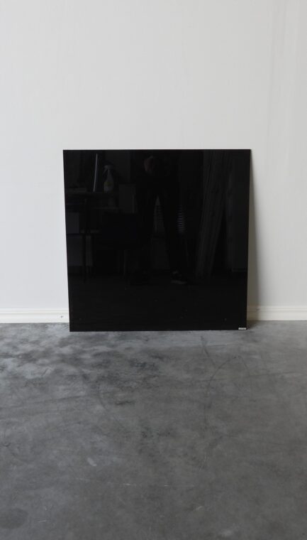 Glaswhiteboard Lintex Svart 75x75